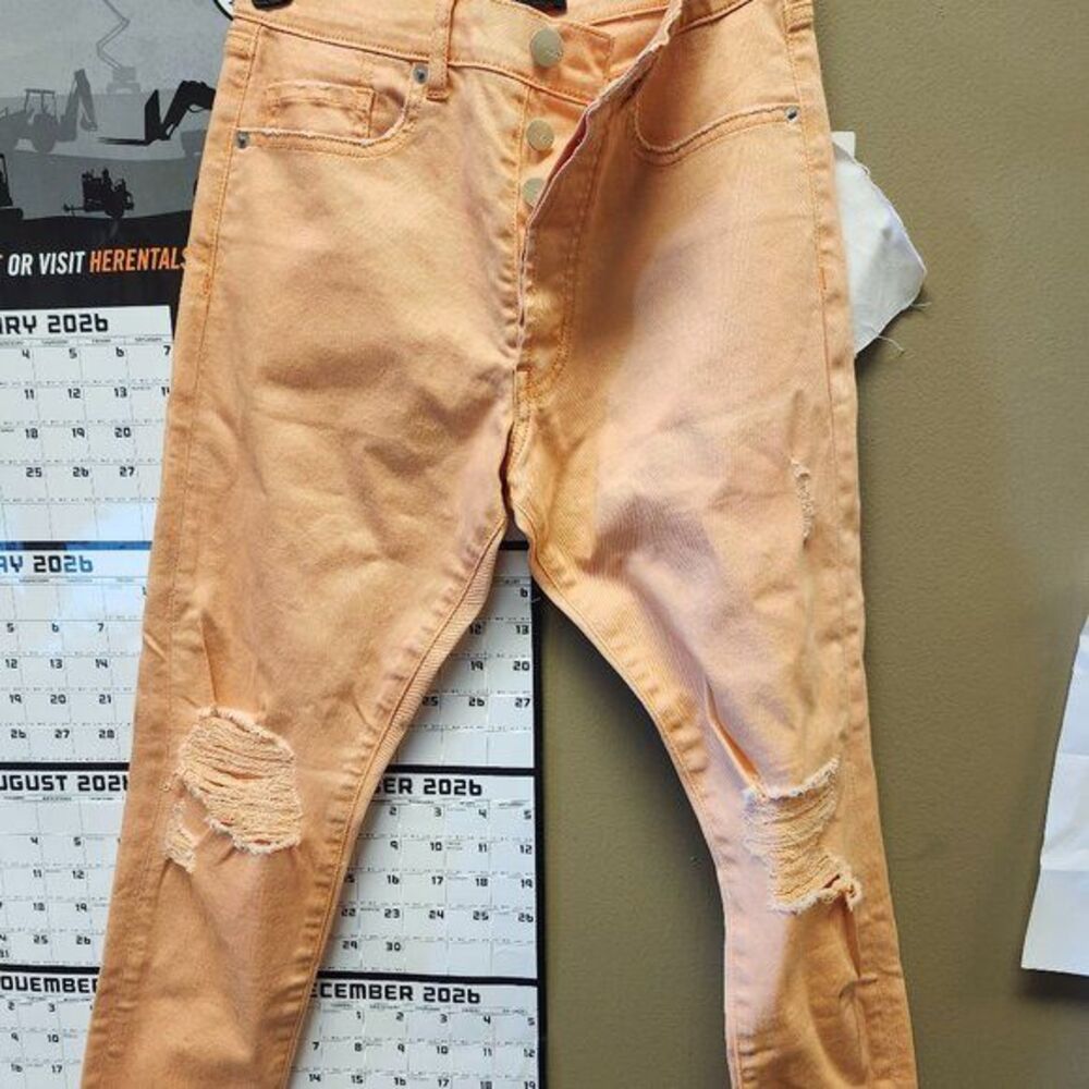 Axis Jeans Distressed Mid-Rise Skinny Jeans - Size 2